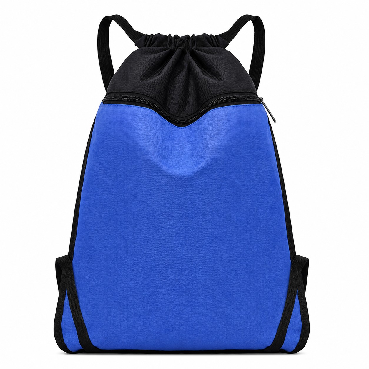 Oxford Fabric Zipper Pocket Drawstring Backpack — view 2