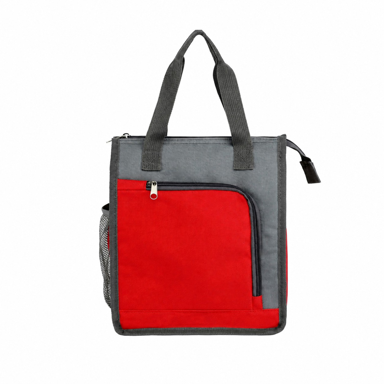 300D Polyester Insulated Lunch Cooler Tote — Red
