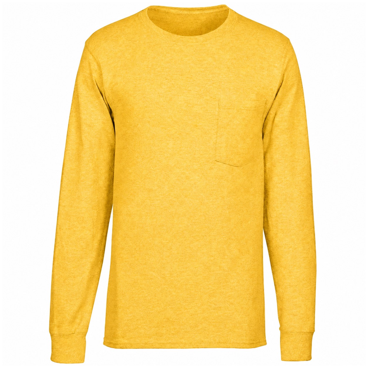 Workwear Pocket Long Sleeve Tee — Yellow
