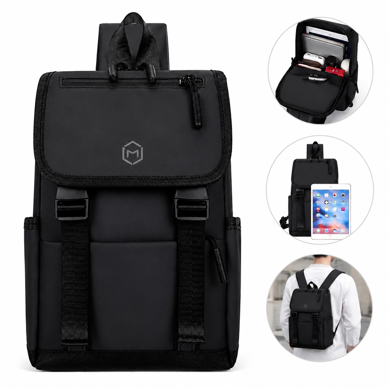 Flap Front Polyester Chest Pack — view 1