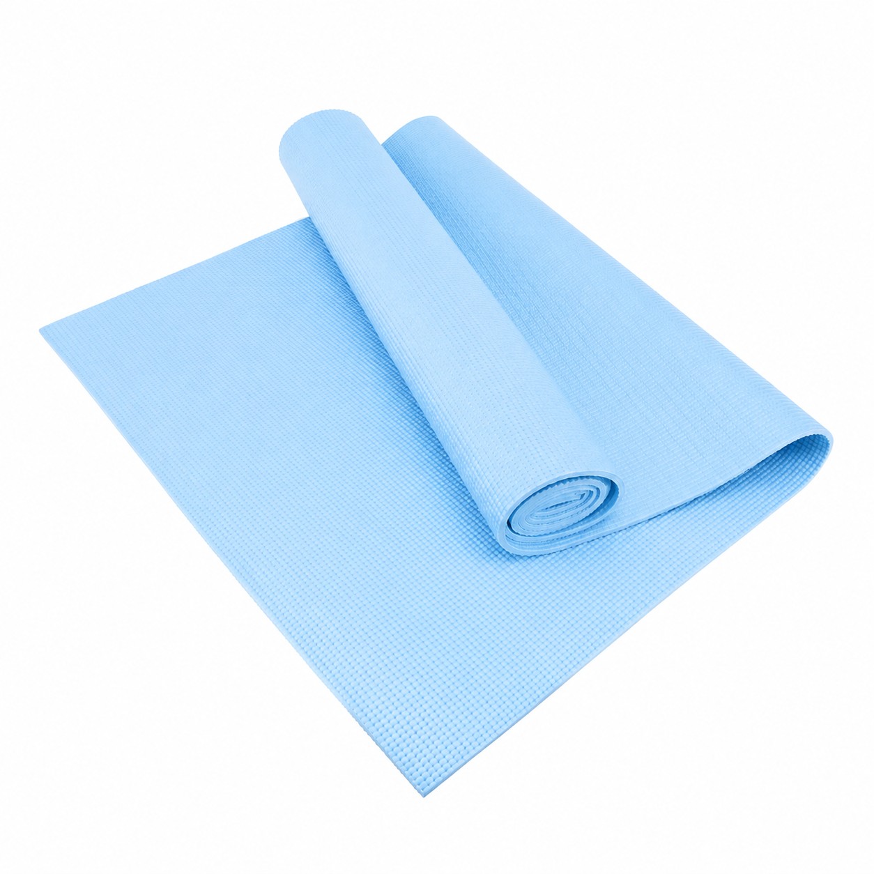Full Length PVC Exercise Mat — Sky Blue