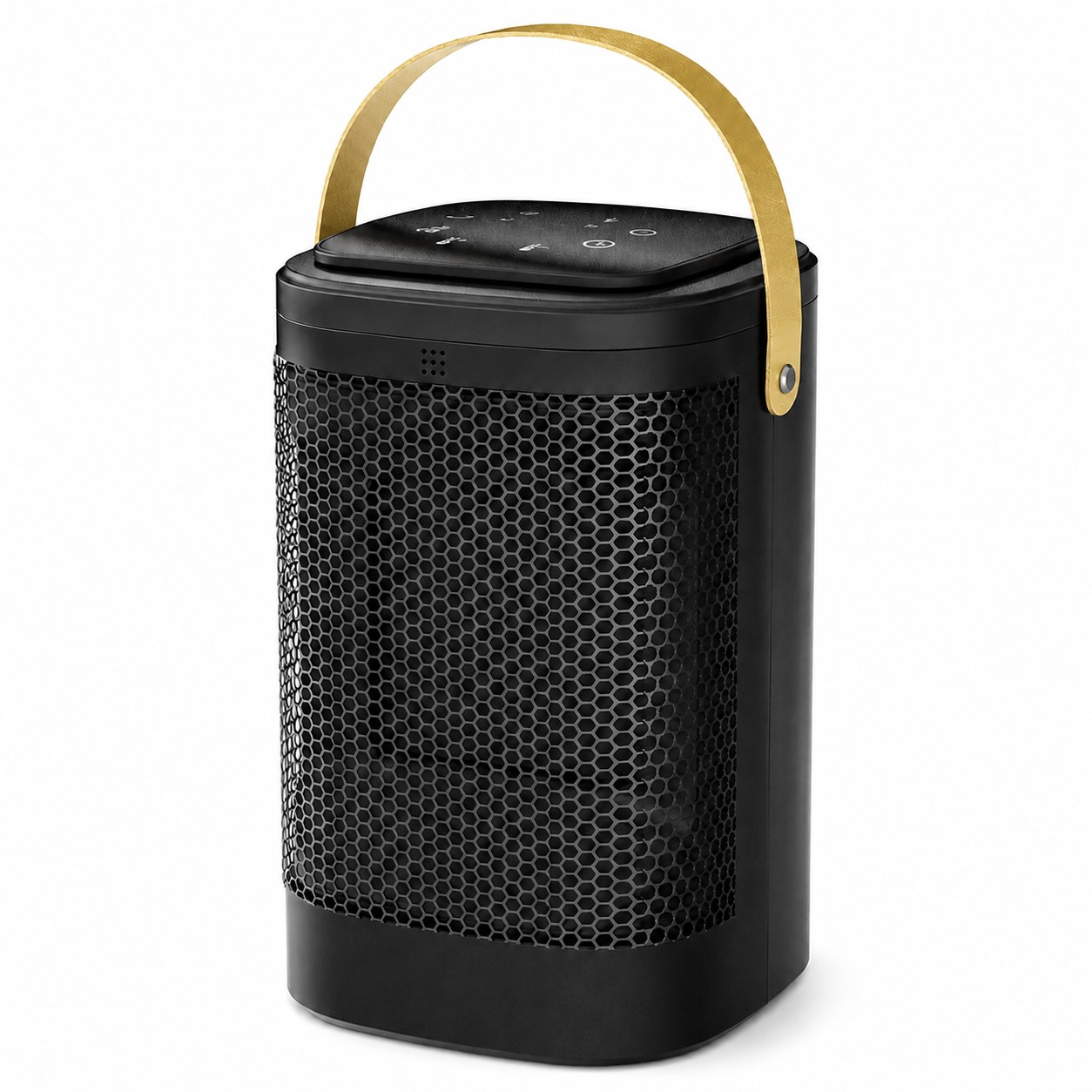 Portable Ceramic Indoor Space Heater — Gold