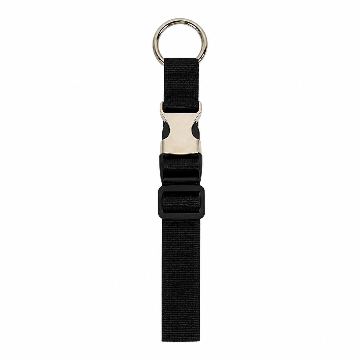 Adjustable Reflective Key Strap With Metal Buckle — view 2