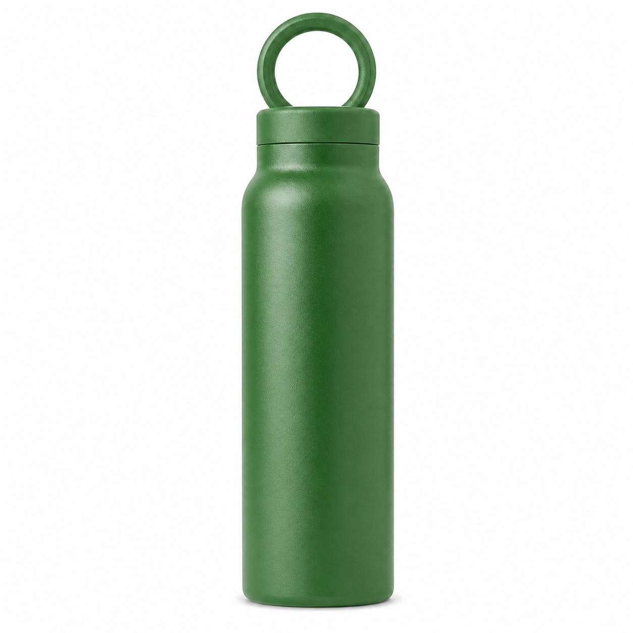 Magnetic Lid Insulated Water Bottle — Green