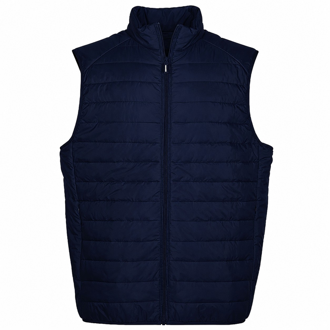 Ladies Recycled Fleece Zip Vest — view 2