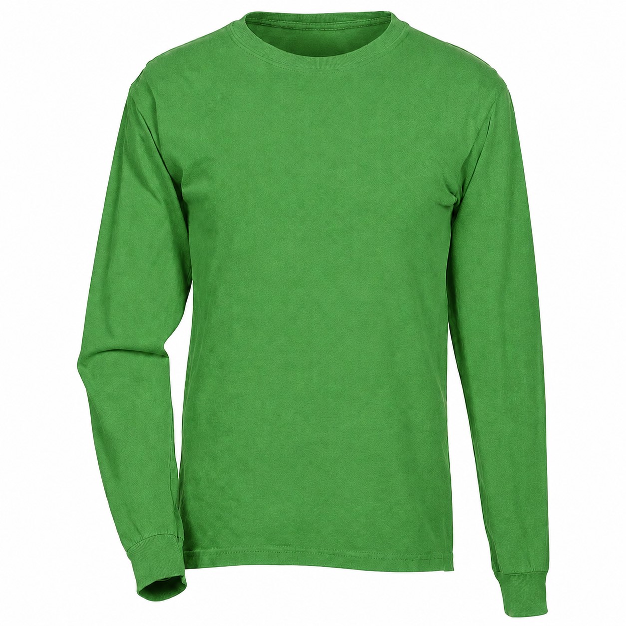 Ringspun Cotton Long Sleeve Tee — Green