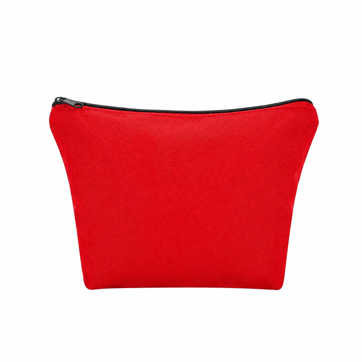 Cotton Makeup Bag — Red