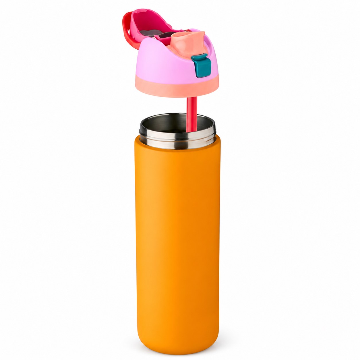 16 Oz Push Button Insulated Water Bottle — view 2