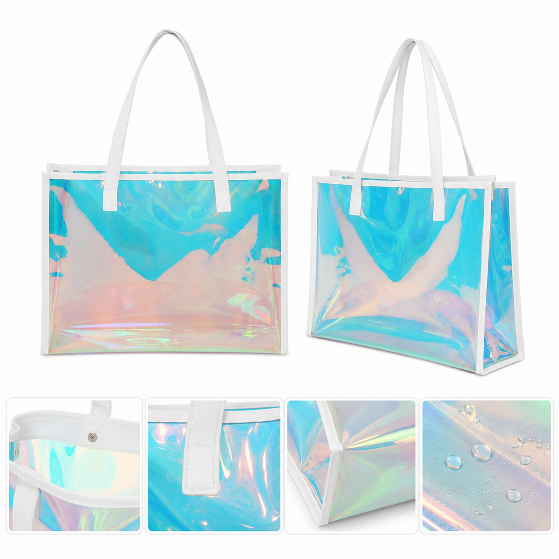 Holographic TPU Tote Bag