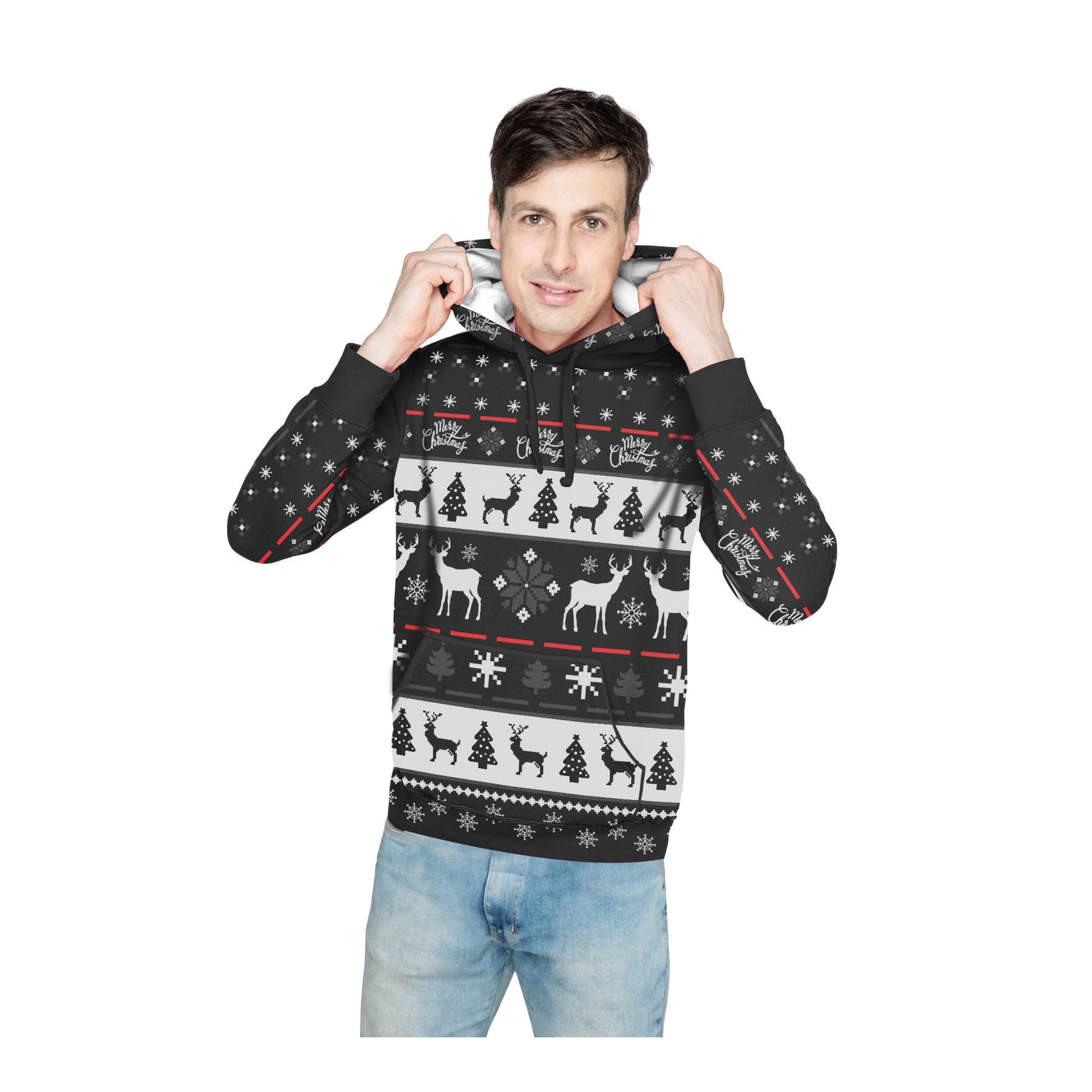 Polyester Hoodie With Kangaroo Pocket — view 2