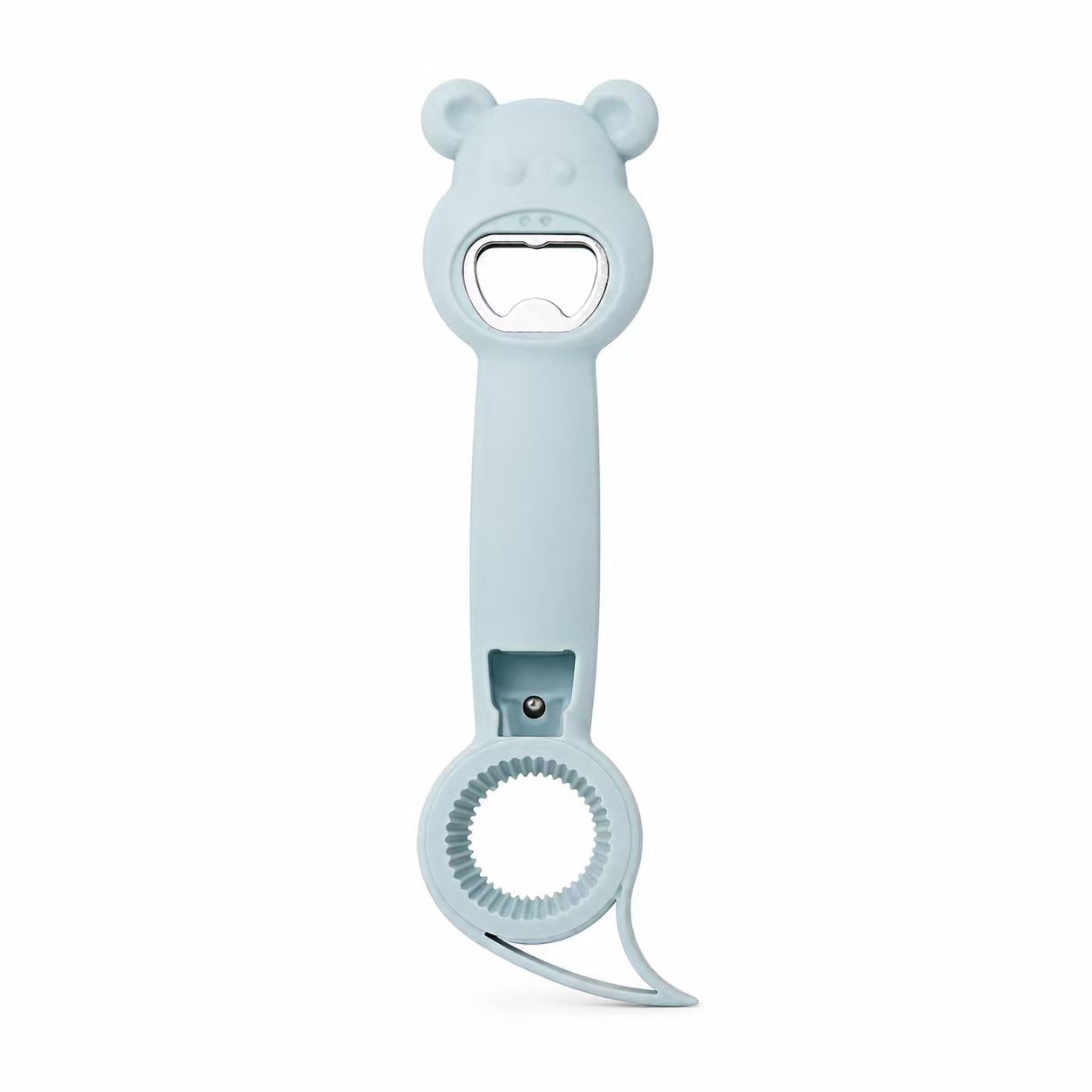 Four Function Stainless Steel Bottle Opener — view 2