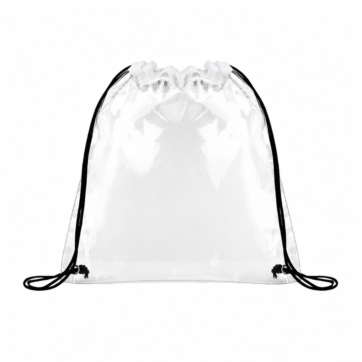 Metal Grommets Drawstring Bag — White