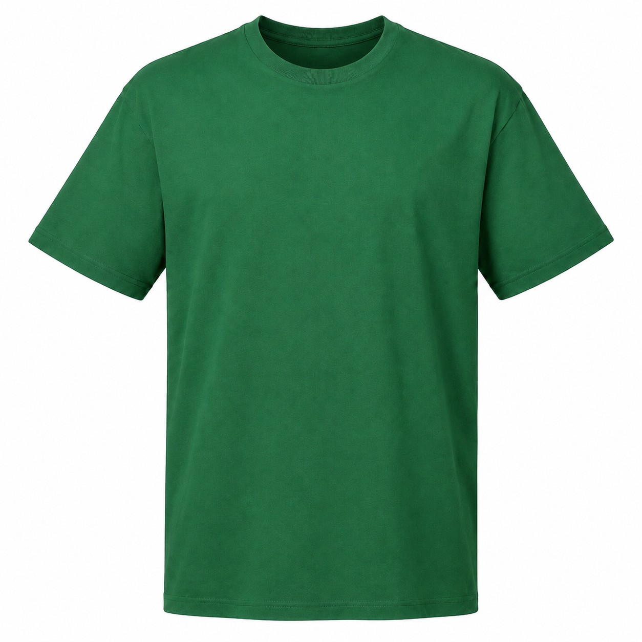 Men's Colorblock Polyester Quarter-Zip Pullover — Green
