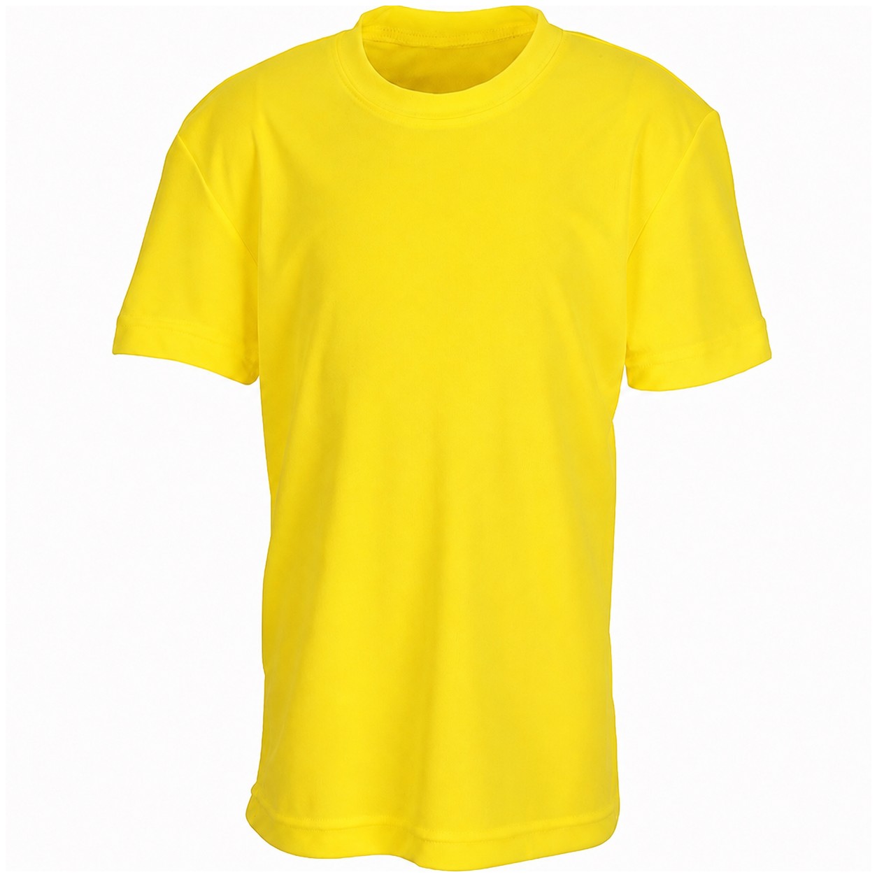 Youth Interlock Performance Shirt — Yellow