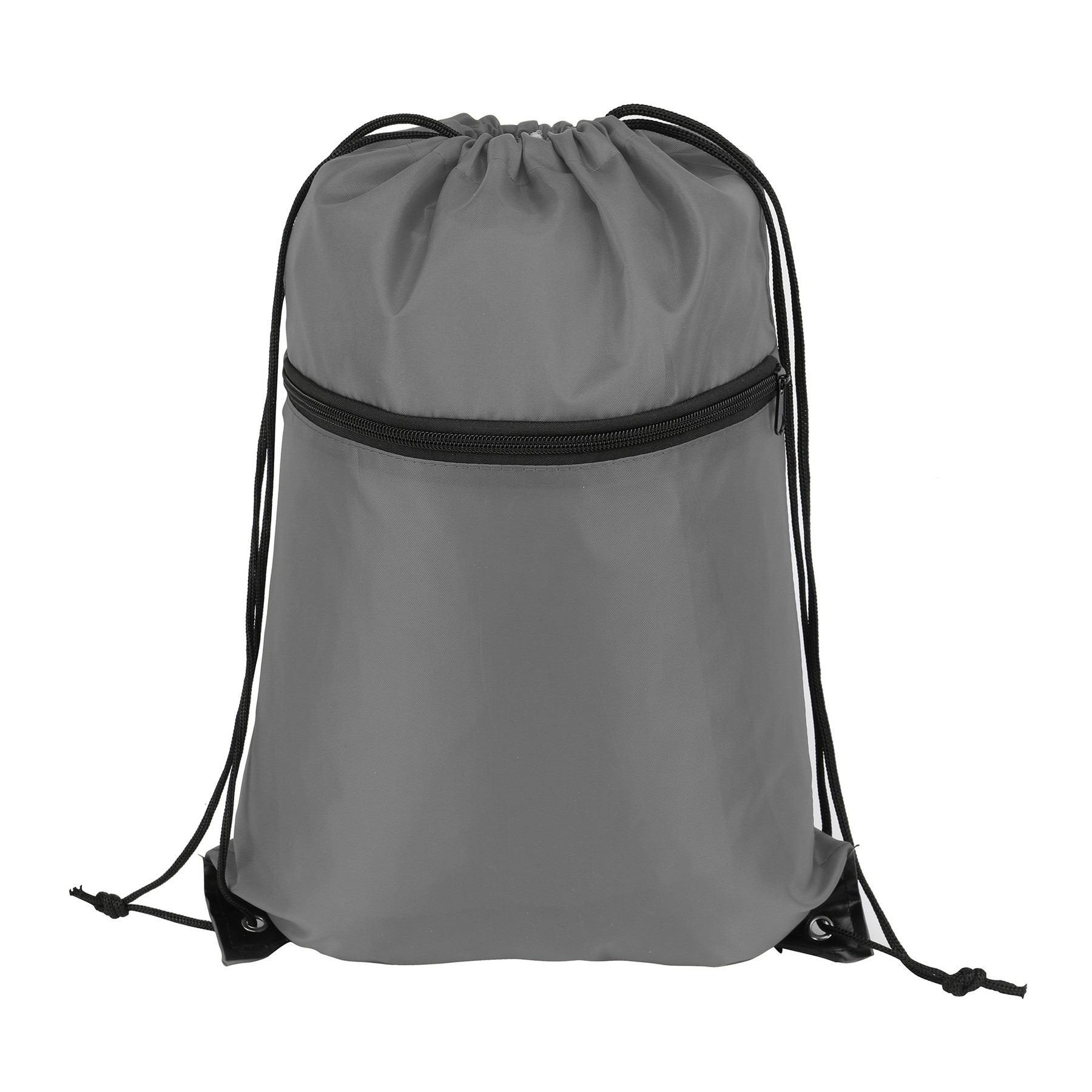210D Polyester Roomy Drawstring Bag — view 2