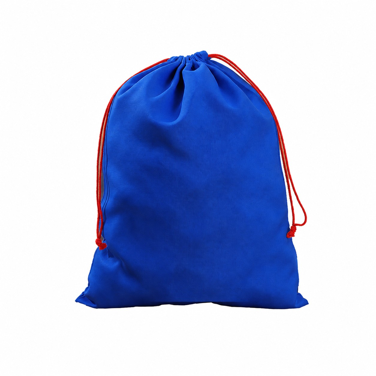 Cotton Drawstring Gift Sack — Blue