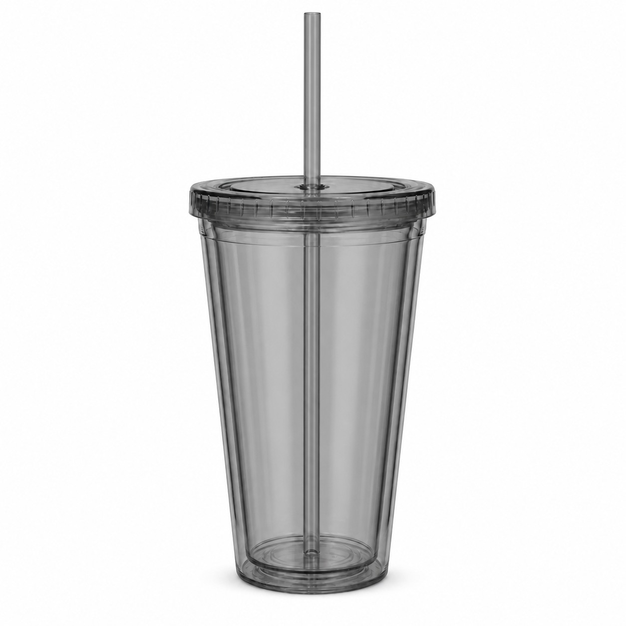 Double Wall 16 Oz Acrylic Journey Tumbler — Gray