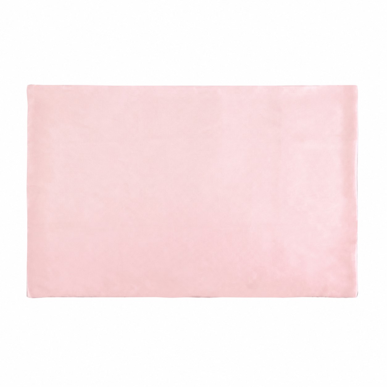 Envelope Closure Satin Pillowcase — Light Pink