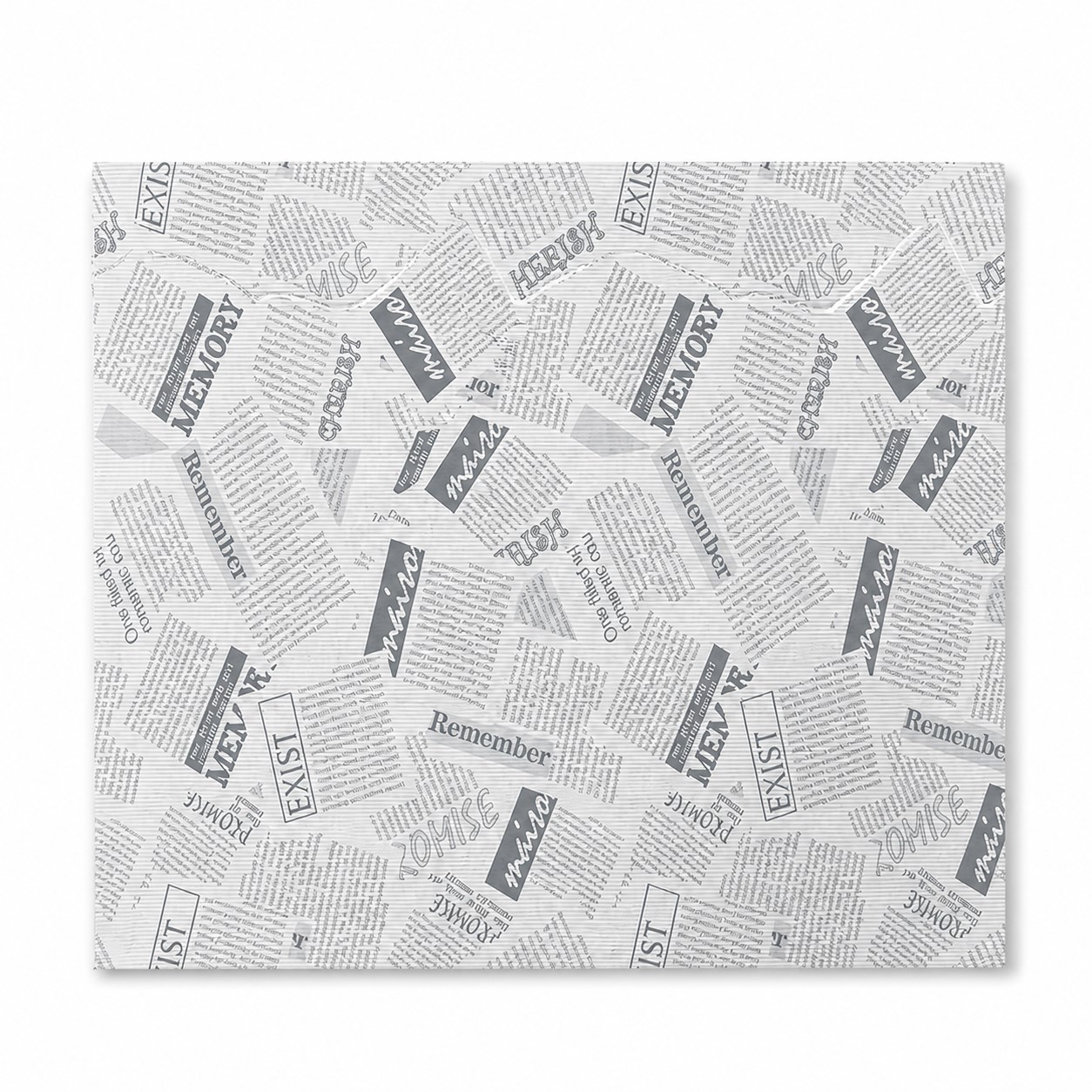 Square Deli Wax Paper Sheets — Gray