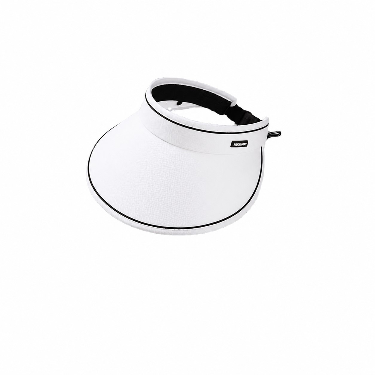 Polyester Open Crown Shade Visor — White