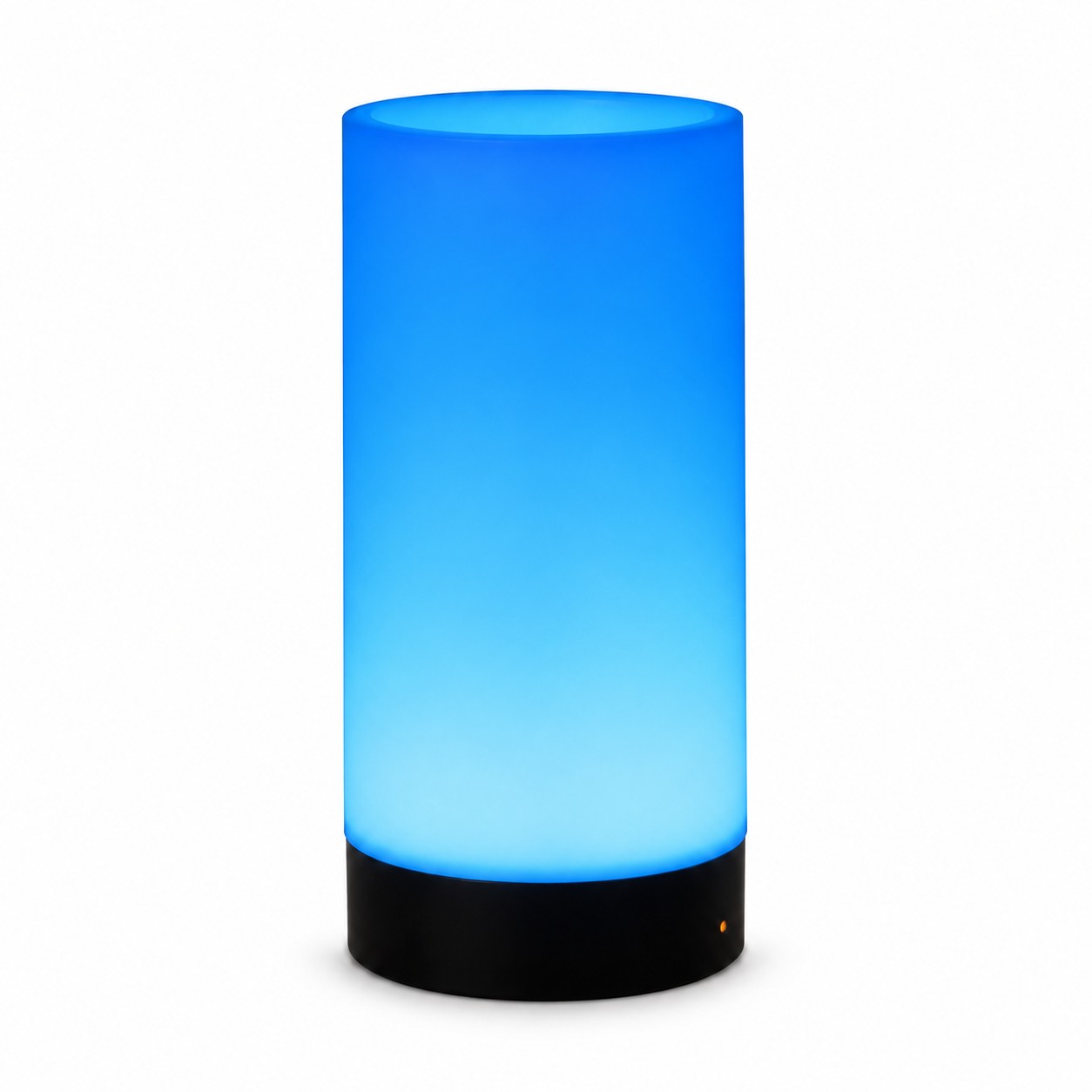 Rechargeable ABS Cylinder Lamp — Blue