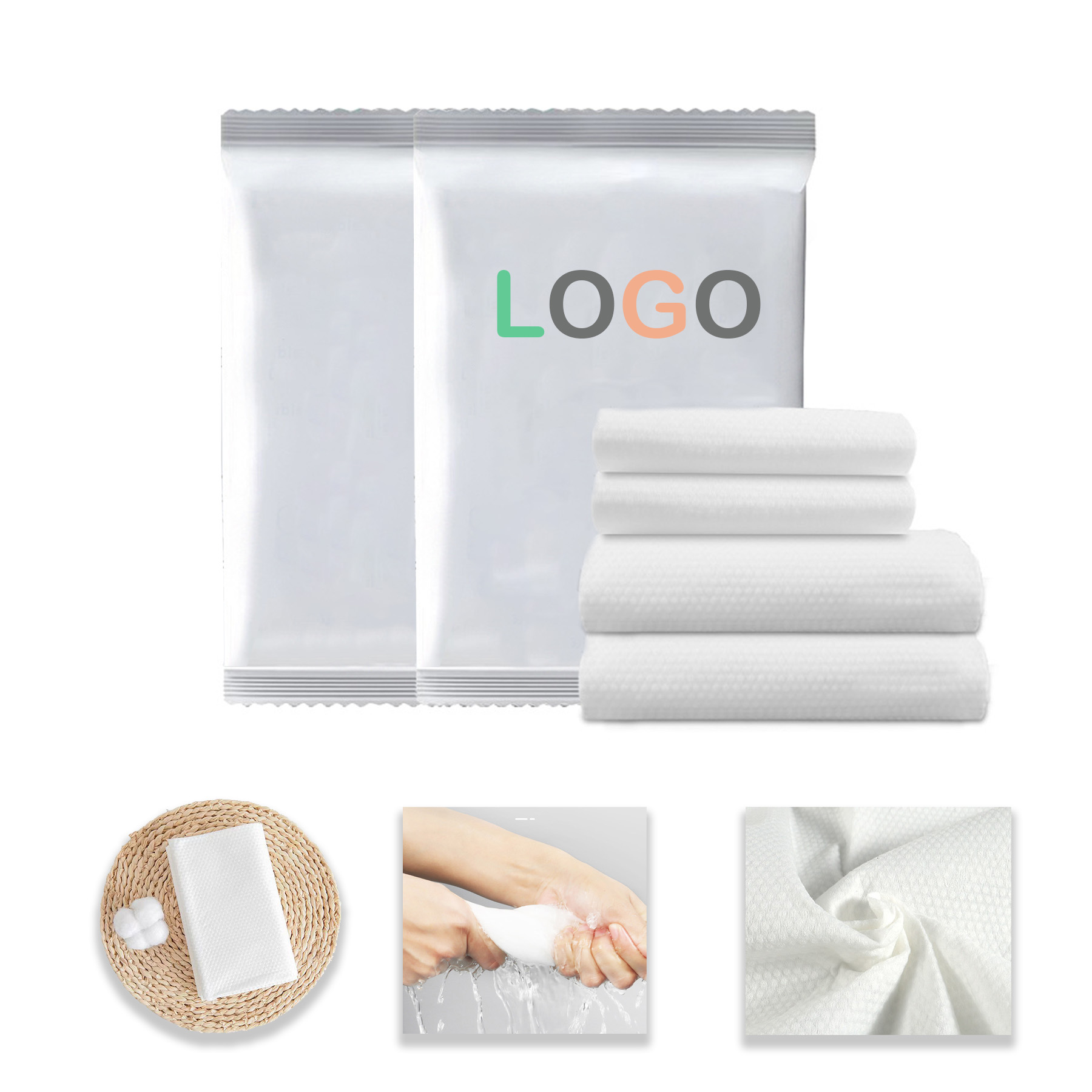 Wrapped Microfiber Bath Towel