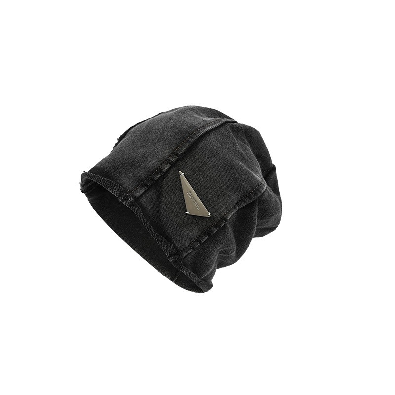 Distressed Polyester Head Wrap Beanie — view 2