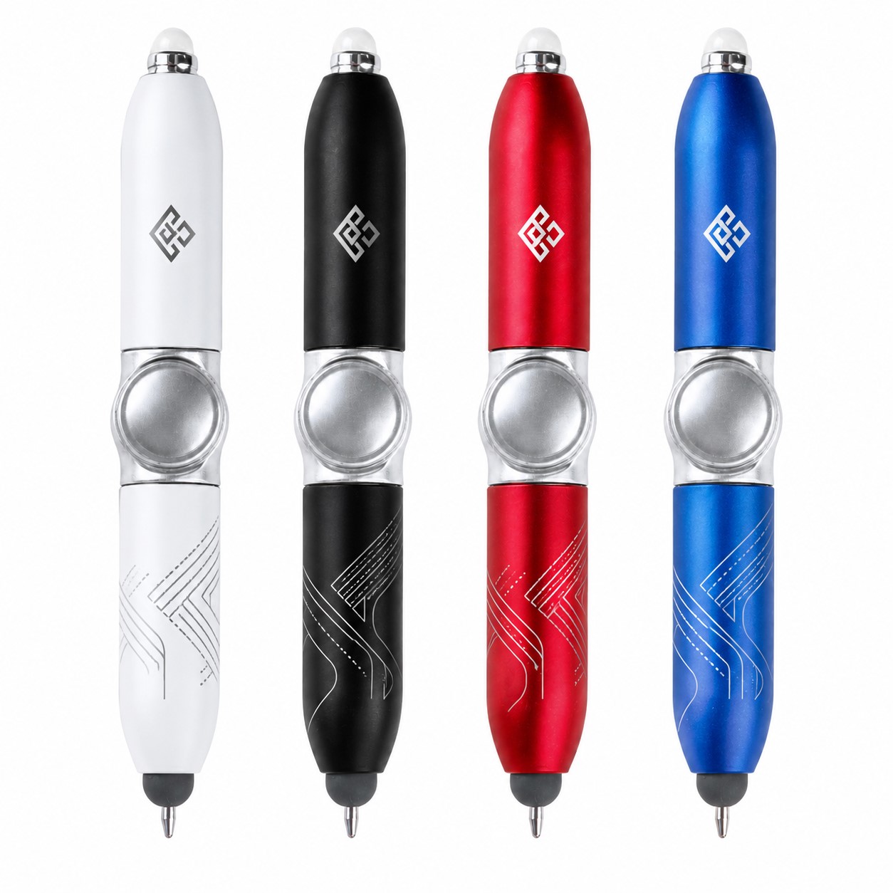 LED Fidget Spinner Ballpoint Pen