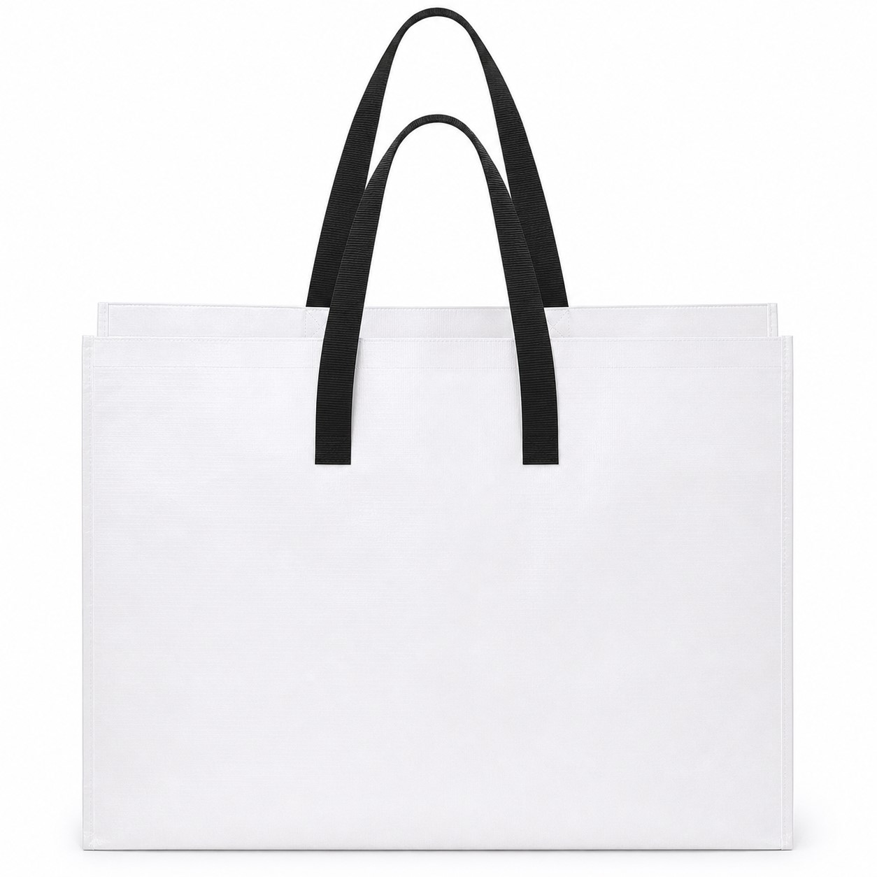 Large Recycled Laminated Woven PP Tote — view 2