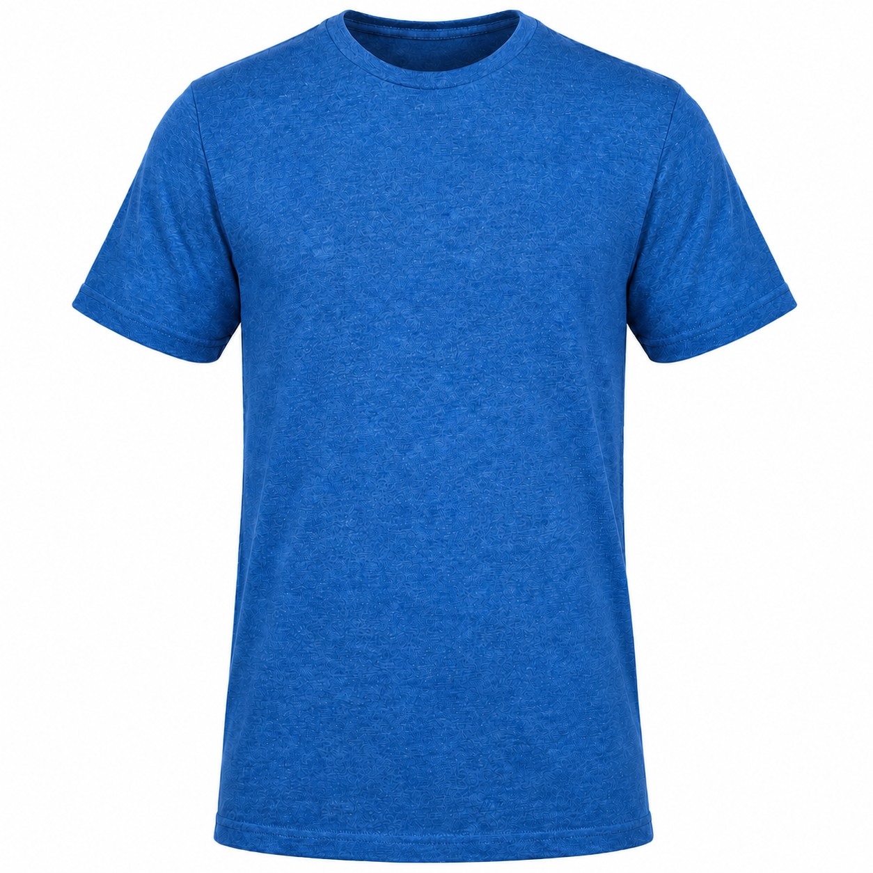 Ringspun Cotton Polyester T Shirt — Blue