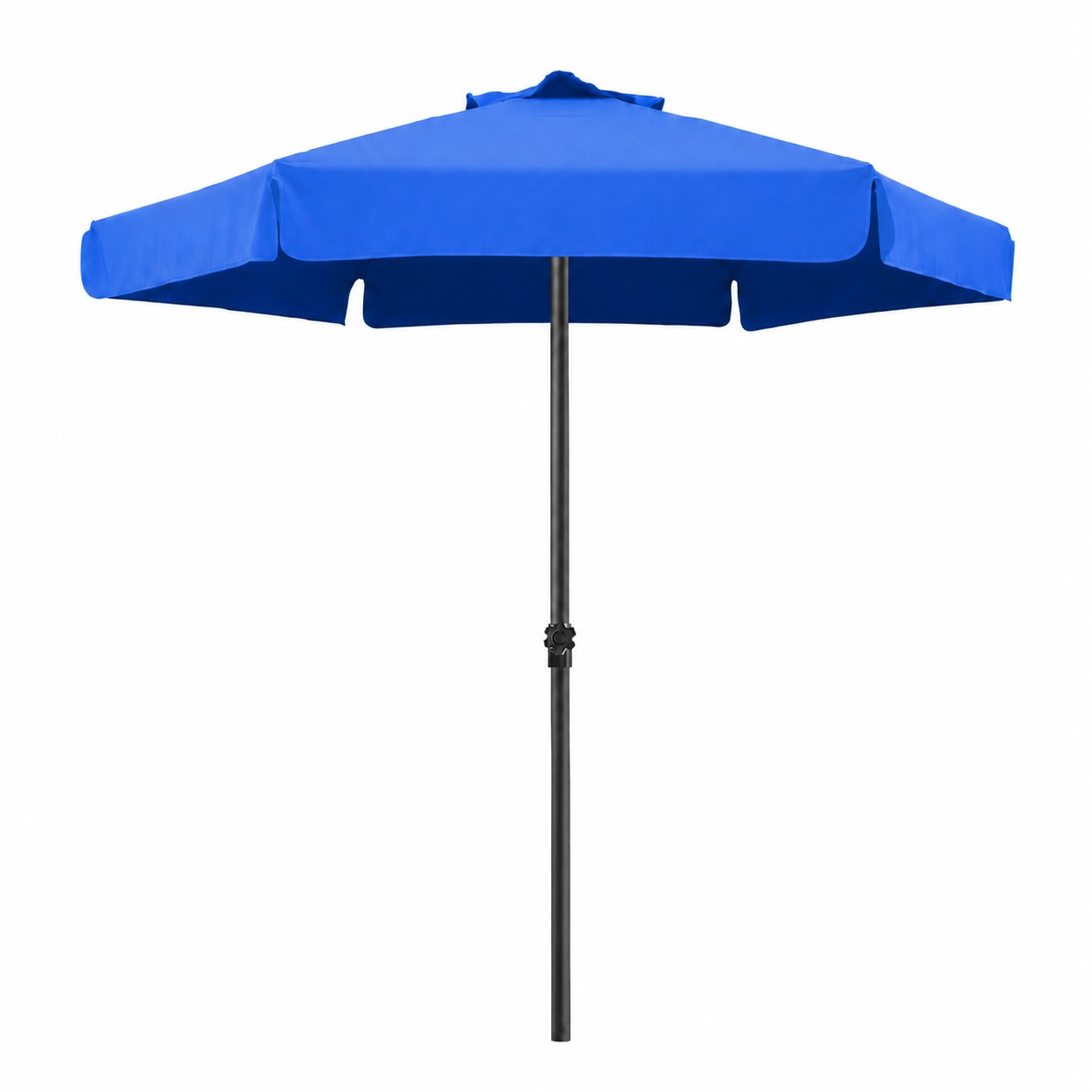 Portable Aluminum Market Umbrella — Blue