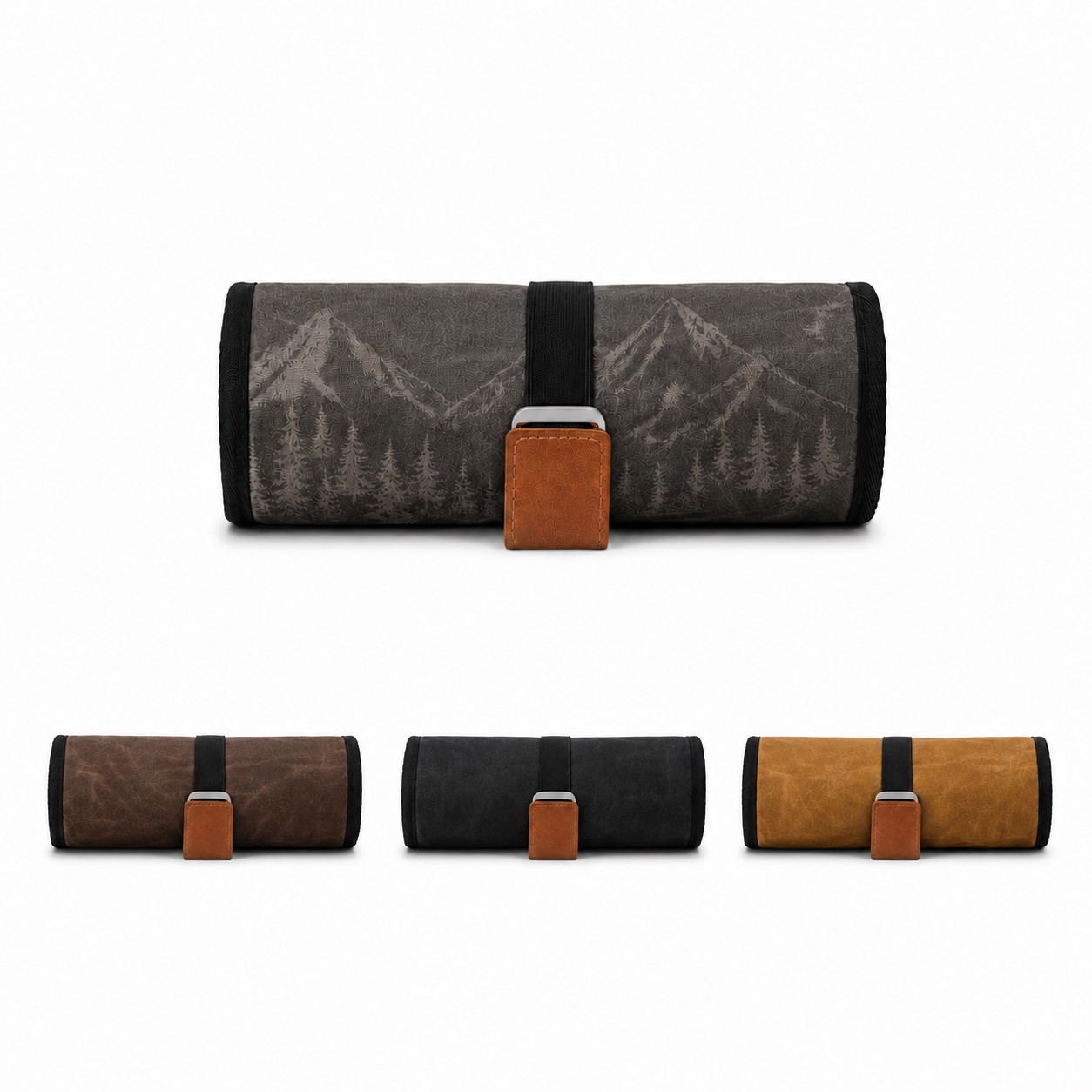 Roll Up Thirteen Pocket PU Toiletry Bag