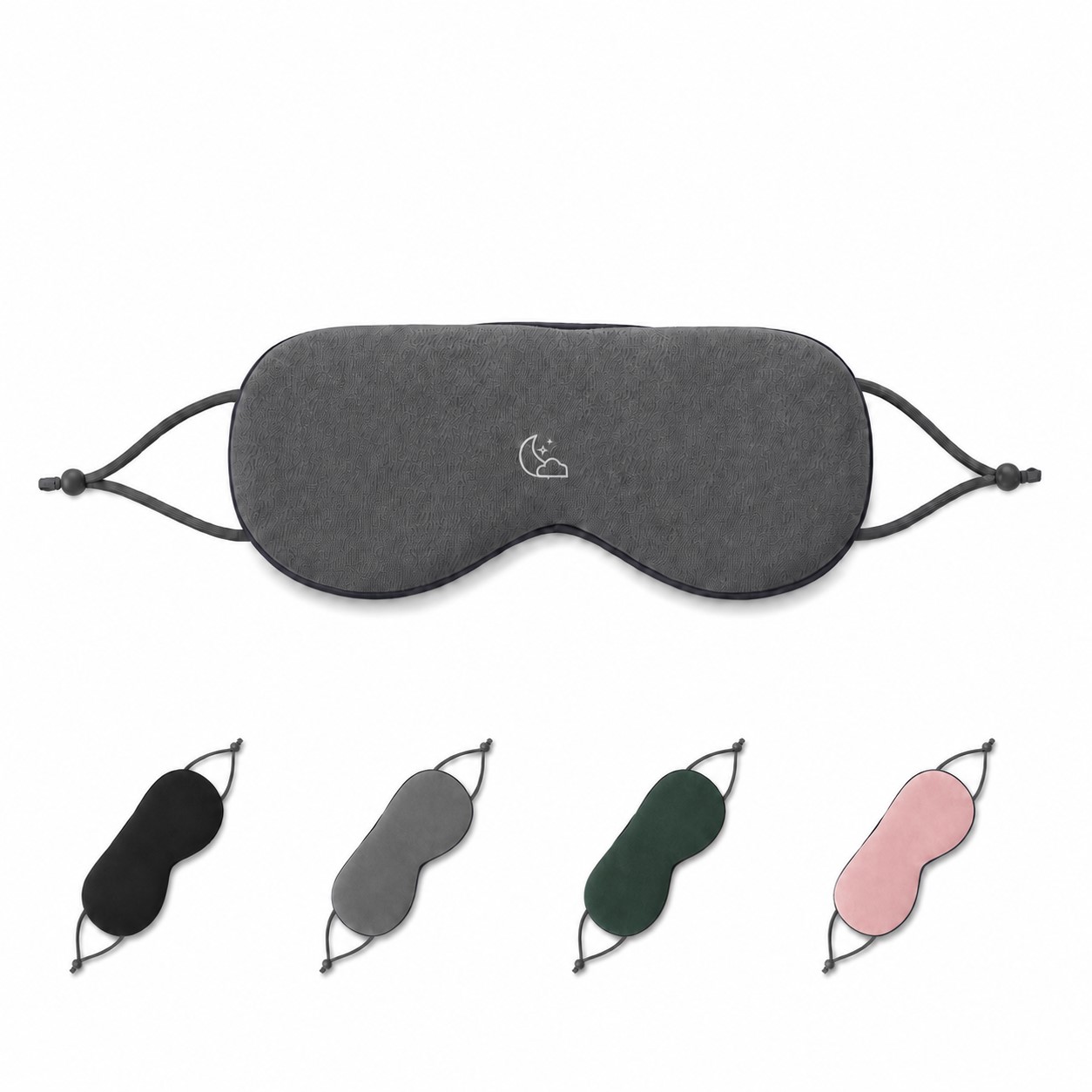 Contoured Cooling Gel Eye Mask With Cotton Layer