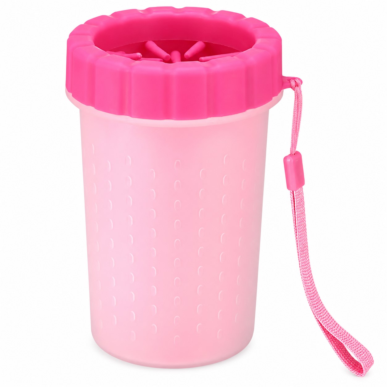 Plastic Pet Paw Washer With Wrist Strap — view 2