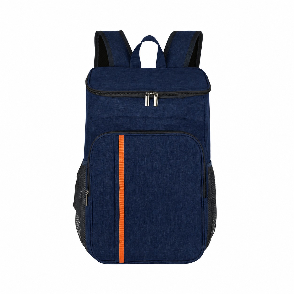24 Can 600D Polyester Backpack Cooler — Navy Blue
