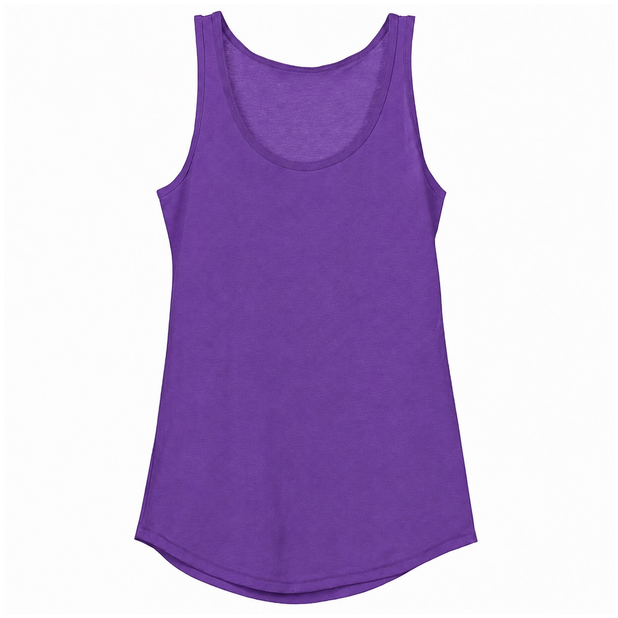 Ladies Cotton Classic Tank Top — Purple