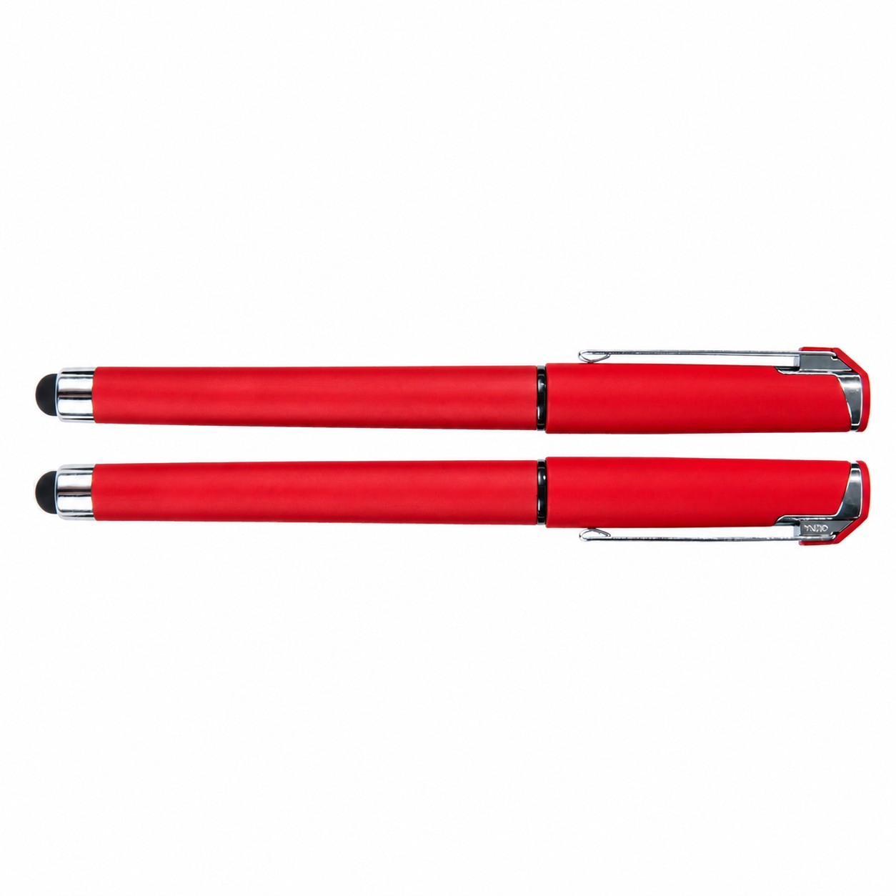 Soft Feel Stylus Gel Pen — Red