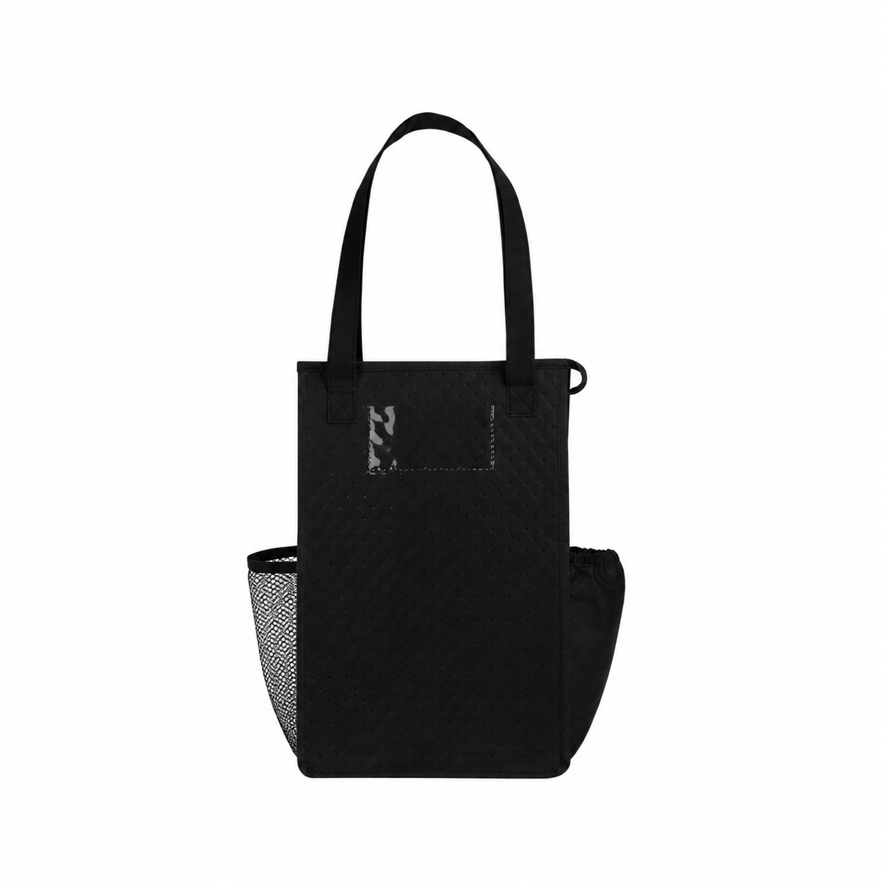 Reinforced Handles Cooler Tote — Black
