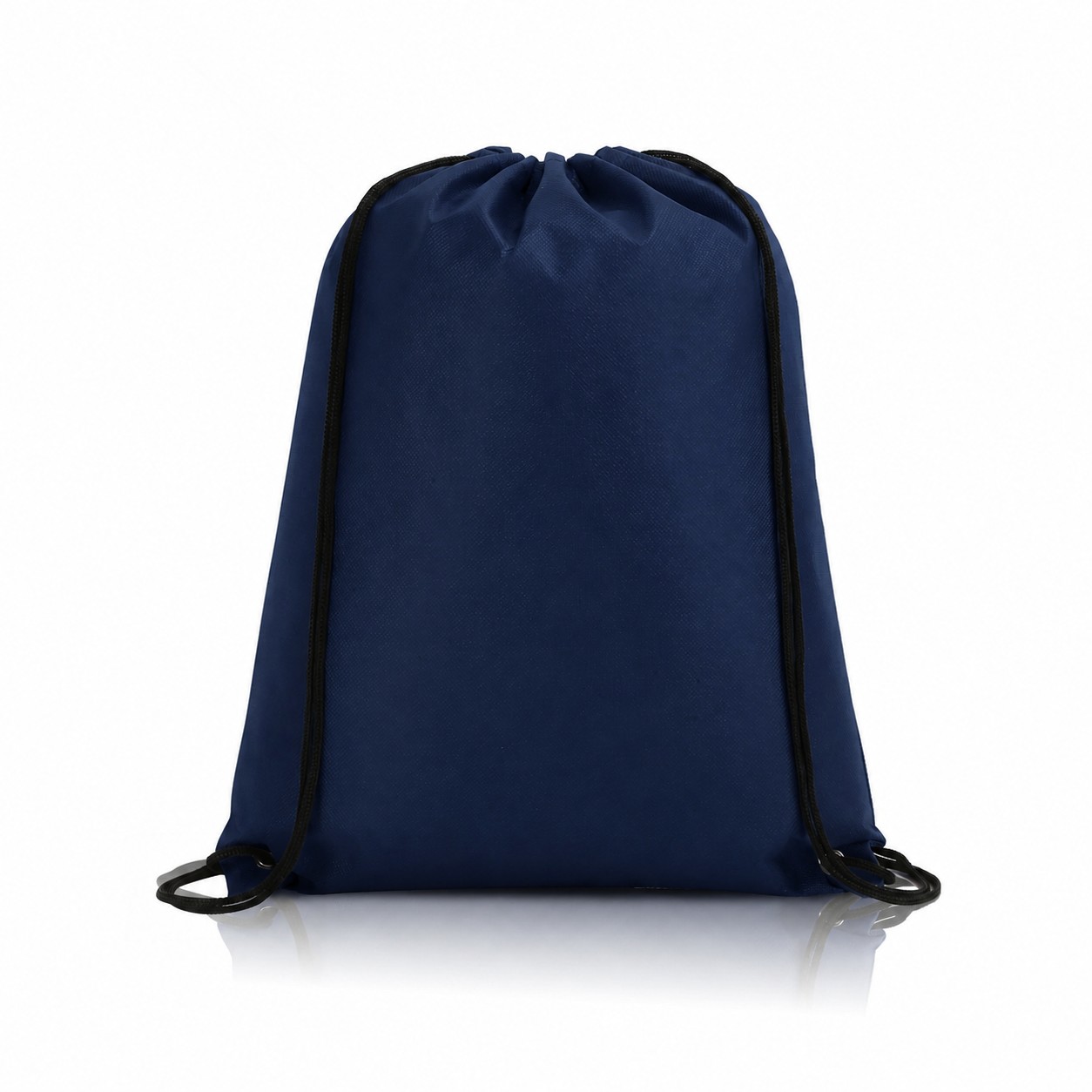 80GSM Non-Woven Drawstring Backpack — Navy Blue