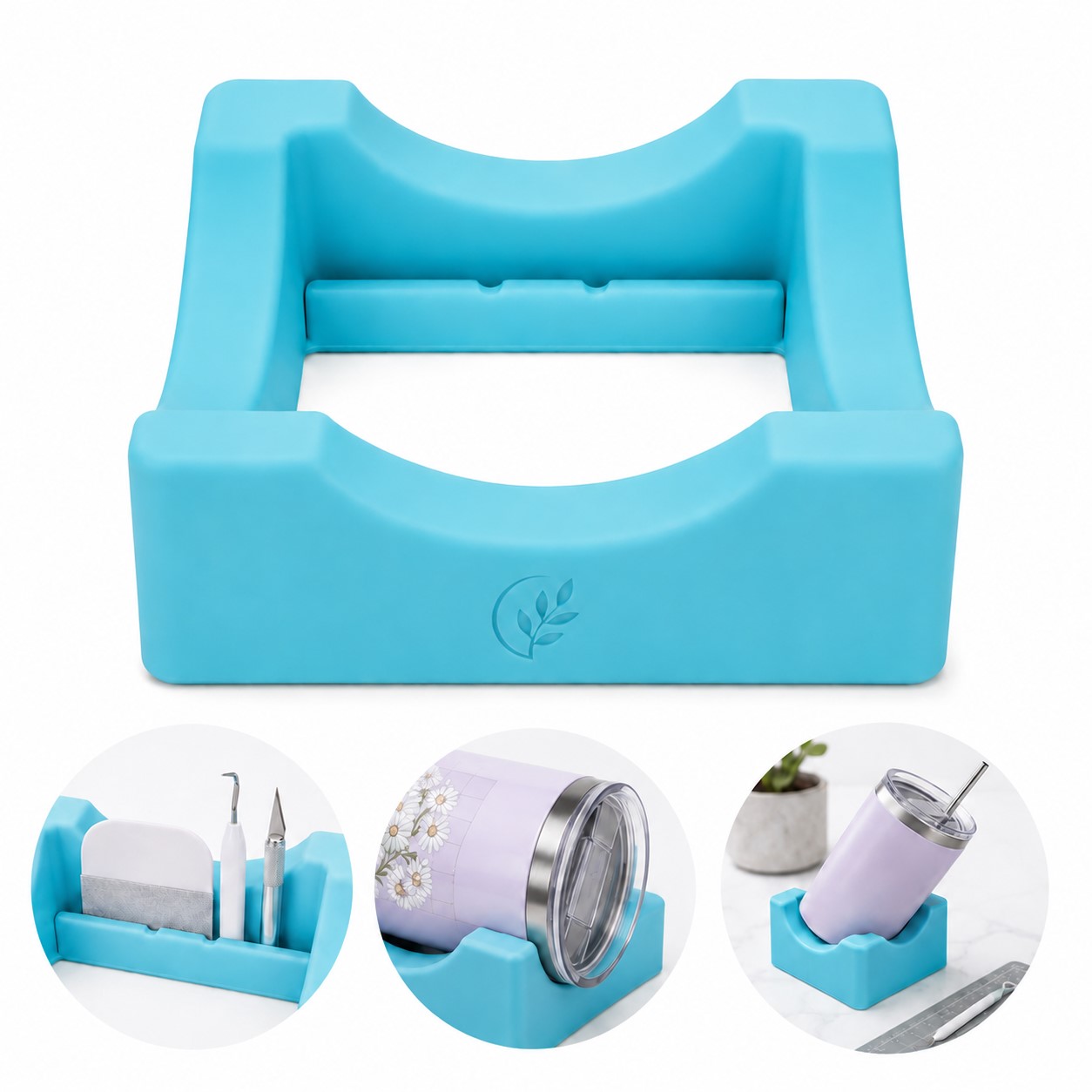 Dual Position Silicone Tumbler Craft Cradle