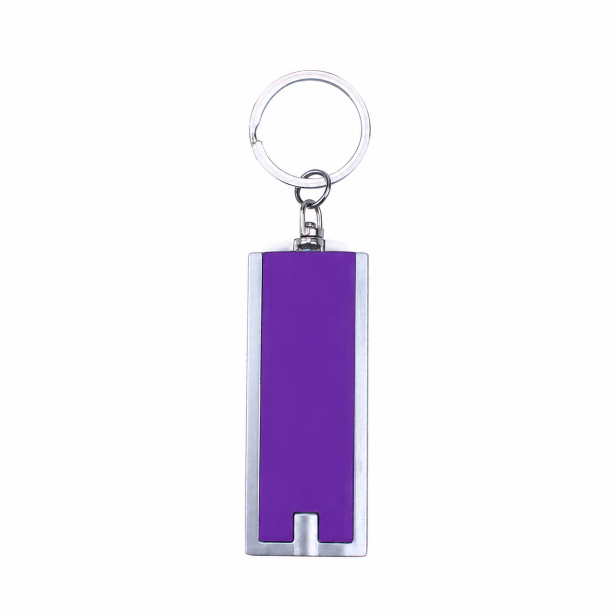 LED Flashlight Keychain — Purple
