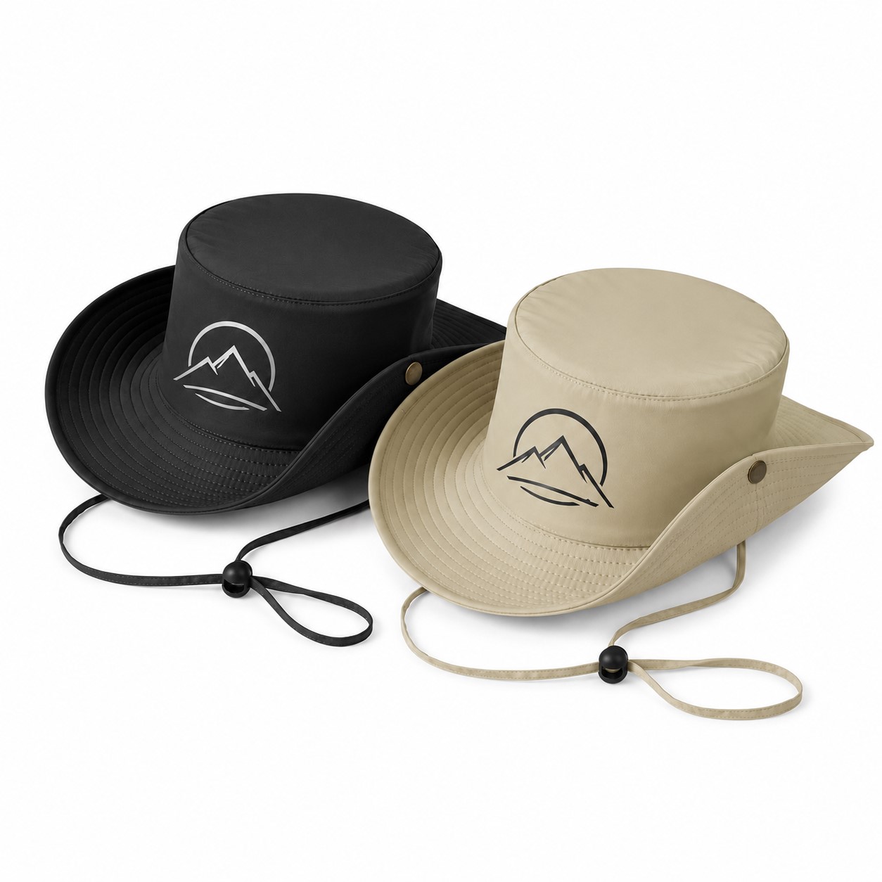 Polyester Foldable Wide Brim Boonie Hat