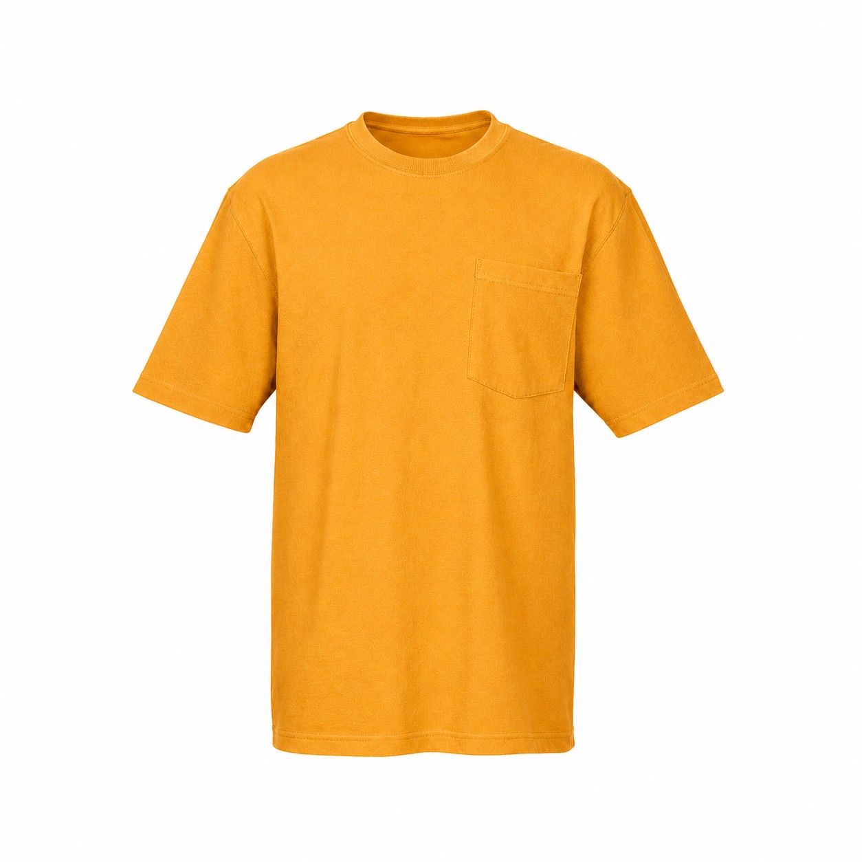 Workwear Cotton Pocket T Shirt — Gold