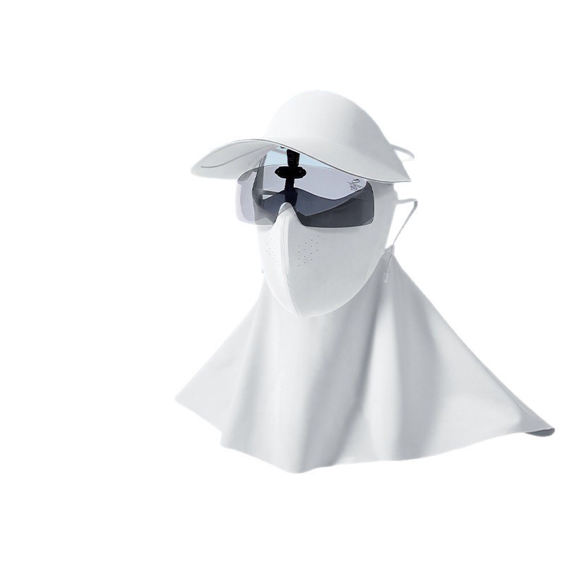 Polyester Full Face Visor Hat — view 2