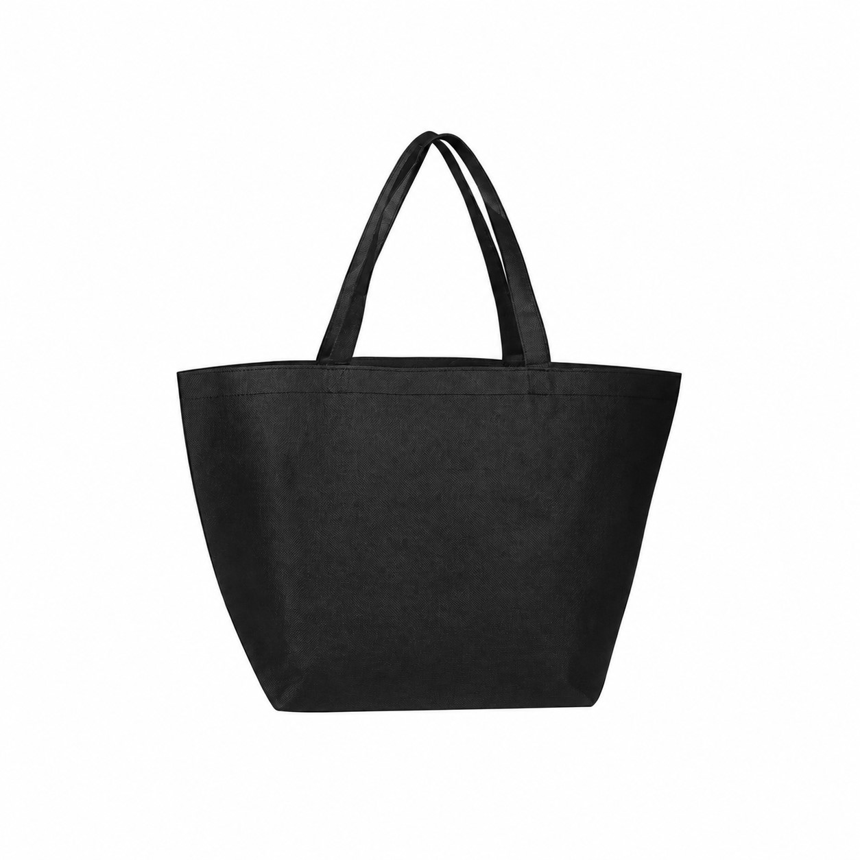 80GSM Non-Woven Tote Bag — Black