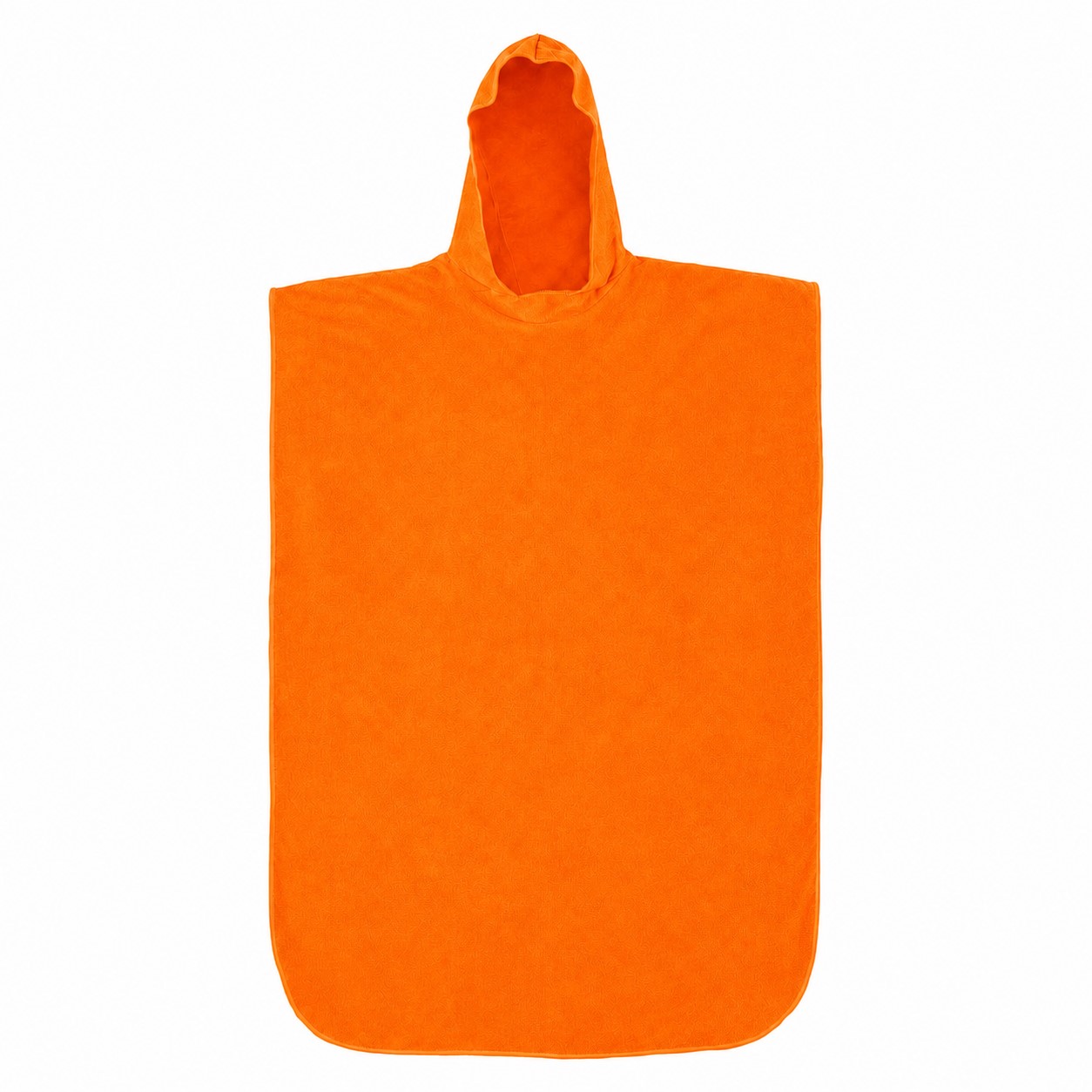 Adult Hooded Towel Poncho — Orange