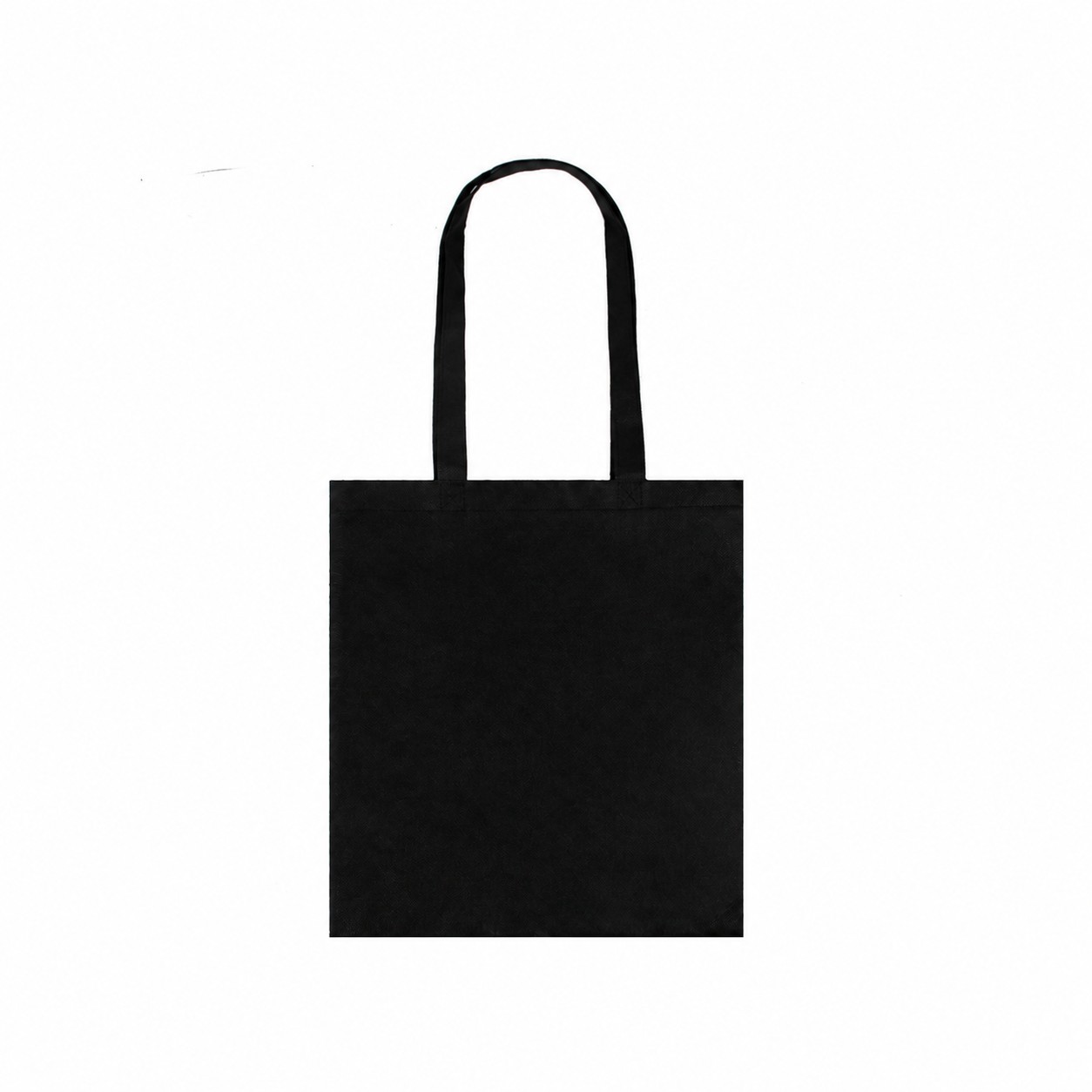 80GSM Non-Woven 13" Tote Bag — Black