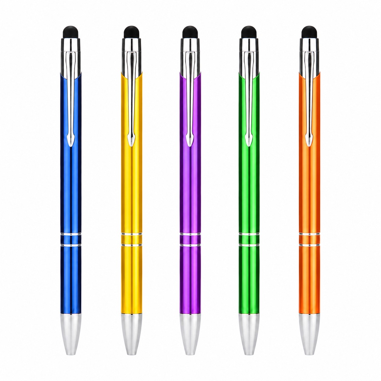 Glossy Metal Click Action Ballpoint Pen