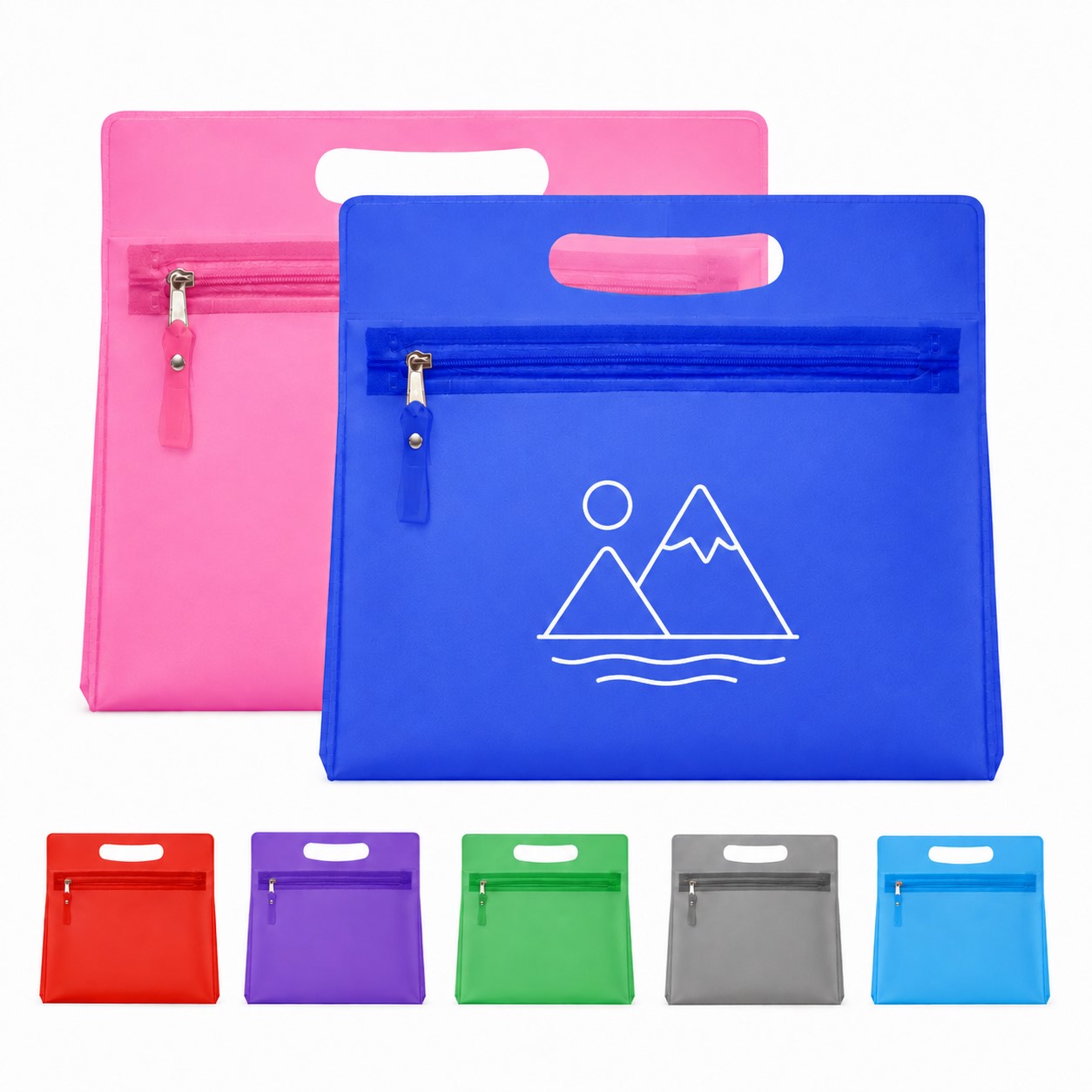 Cosmetic Organizer With Die Cut Handle