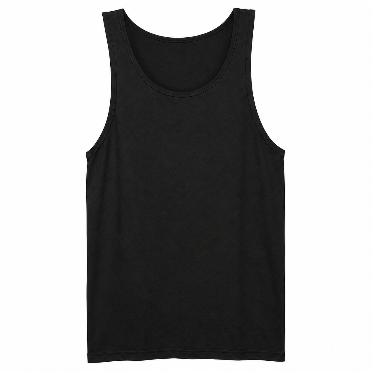 Recycled Knit Spandex Quarter Zip Pullover — Black